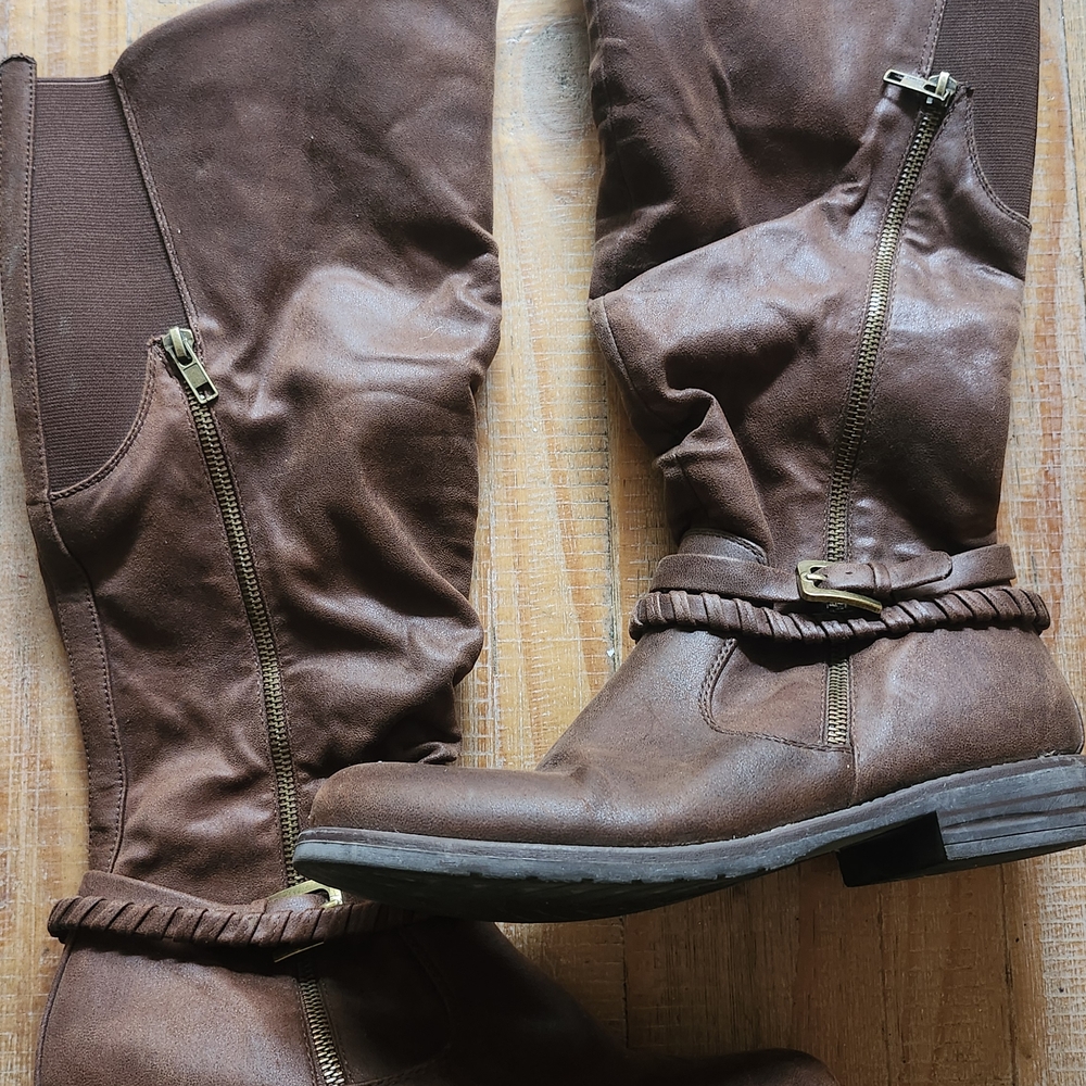 SALE! BareTraps Brown Knee-High Boots
